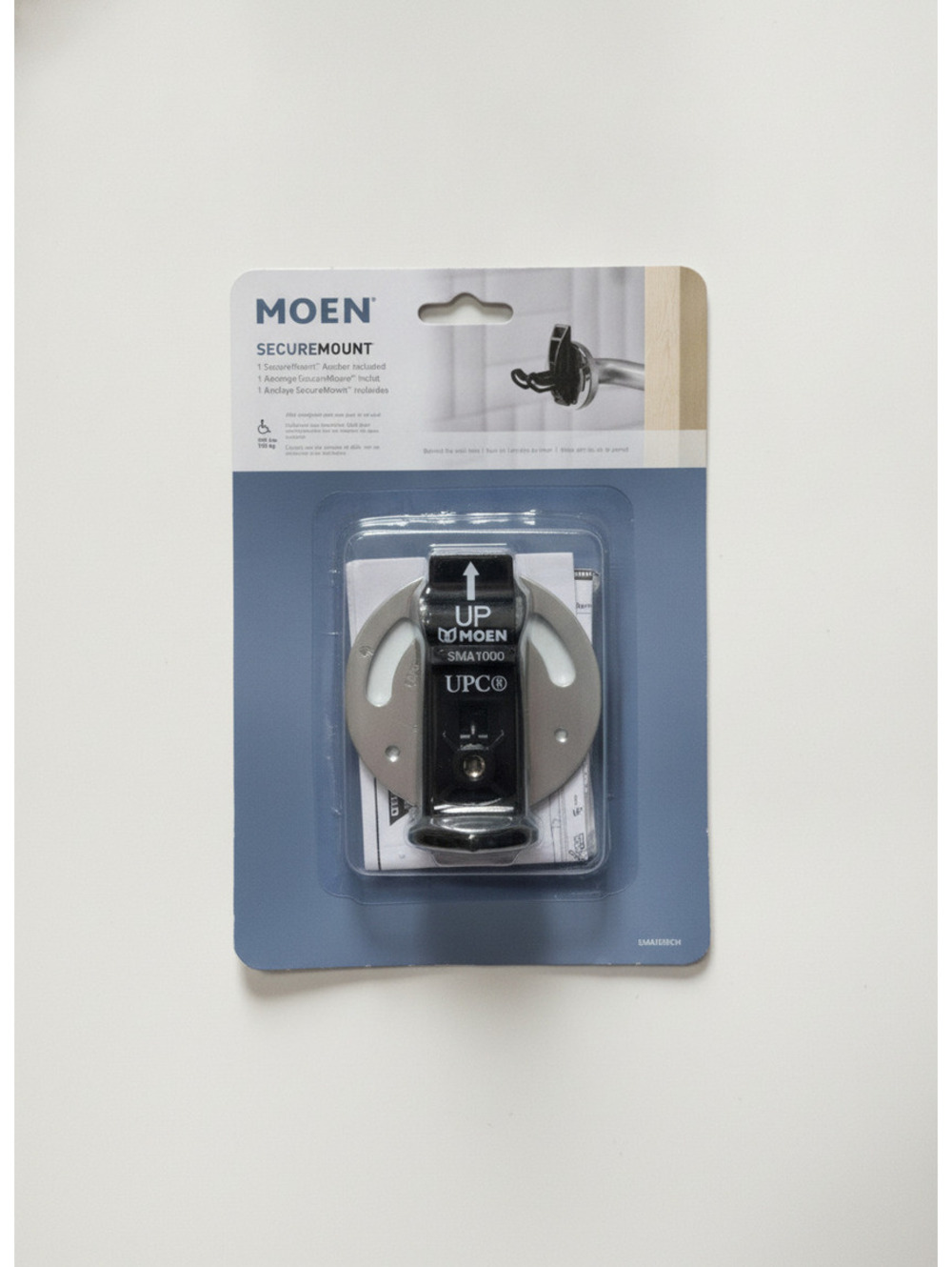 Moen SecureMount SMA1000 Home Care Anchor Mounting Kit Chrome New in Package